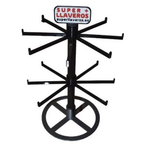 Expositor Super Llaveros Negro Grande