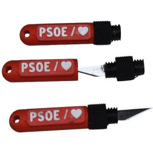 Llavero Mini Cutter Rosca PSOE